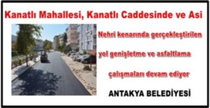 “Antakya’mızın 95 Mahallesinde toplam 42 km’lik yolda başlattığımız asfaltlama hamlesi
