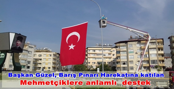 Başkan Güzel, Barış Pınarı Harekatına katılan Mehmetçiklere anlamlı destek