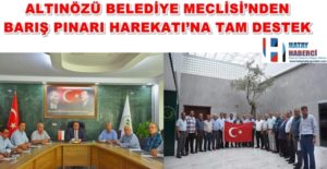 Altınözü Belediye Başkanı Rıfat Sarı’nın çağrısına kulak veren Altınözü Belediye