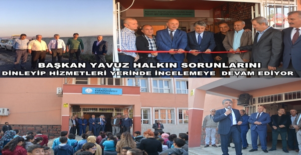 Kırıkhan Belediye Başkanı Ayhan Yavuz, mahalle ziyaretleri ile hemşerilerinin sorunlarını