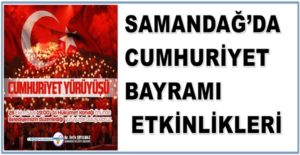 Cumhuriyet Bayramı kutlamaları kapsamında Samandağ Belediyesi tarafından 28 Ekim 2019