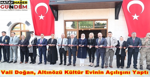 Hatay Valisi Rahmi Doğan, Altınözü Kaymakamlığı Sosyal Yardımlaşma ve Dayanışma