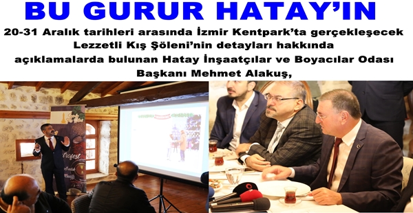 BU GURUR HATAY’IN