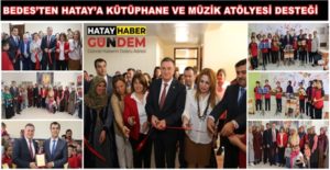 Gerçekleştirilen açılışa Hatay Büyükşehir Belediye Başkanı Doç. Dr. Lütfü Savaş’ın
