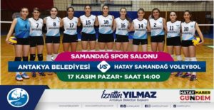 Samandağ Spor Salonunda saat 14.00’de gerçekleşecek olan mücadeleye tüm sporseverlerin
