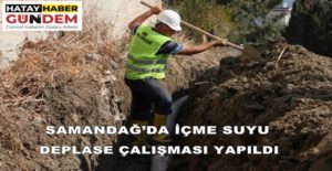 Samandağ ilçesine bağlı Şükrü Kanadlı Mahallesi’nde bulunan şebeke hattında sürekli