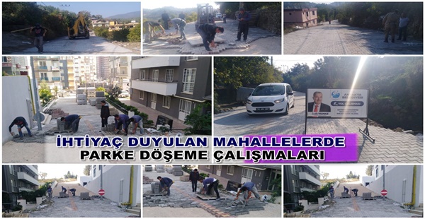 Antakya Belediyesi Fen İşleri Müdürlüğü ekipleri, Saraykent ve Kisecik Mahalleleri’nde
