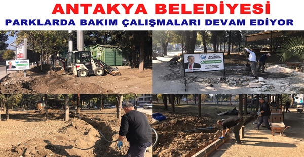 PARKLARDA BAKIM ÇALIŞMALARI DEVAM EDİYOR