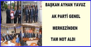 Bir dizi incelemeler için Kırıkhan’a gelen Ak parti genel merkez