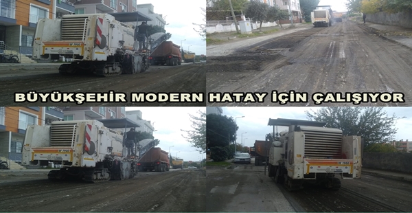 BÜYÜKŞEHİR MODERN HATAY İÇİN ÇALIŞIYOR