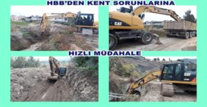 Fen İşleri Dairesi Başkanlığı tarafından yürütülen çalışmalar kapsamında dere yataklarında