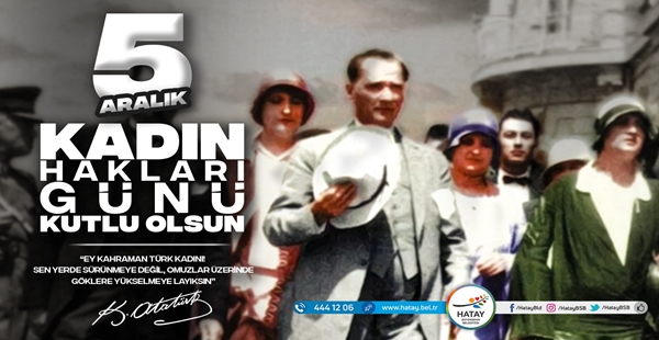 BAŞKAN SAVAŞ’IN KADIN HAKLARI GÜNÜ MESAJI BAŞKAN SAVAŞ’IN KADIN HAKLARI GÜNÜ MESAJI Hatay Büyükşehir Belediye Başkanı
