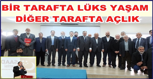 BİR TARAFTA LÜKS YAŞAM DİĞER TARAFTA AÇLIK