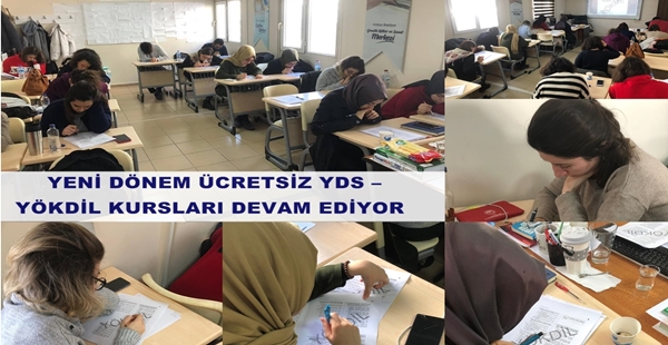 YENİ DÖNEM ÜCRETSİZ YDS – YÖKDİL KURSLARI DEVAM EDİYOR