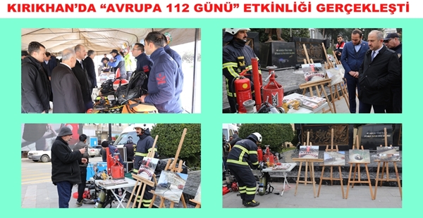 KIRIKHAN’DA “AVRUPA 112 GÜNÜ” ETKİNLİĞİ GERÇEKLEŞTİ