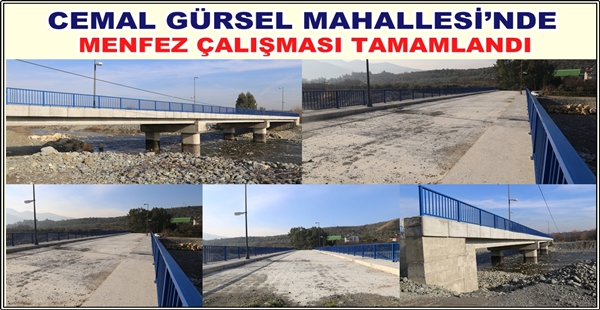 CEMAL GÜRSEL MAHALLESİ’NDE MENFEZ ÇALIŞMASI TAMAMLANDI