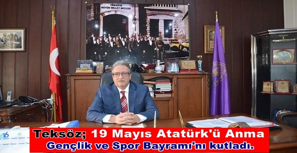 Hatay Esnaf ve Sanatkarlar Odaları Birliği (HESOB) Başkanı Abdulkadir Teksöz, yayınladığı mesajda 19 Mayıs Atatürk’ü Anma Gençlik ve Spor Bayramı’nı kutladı.