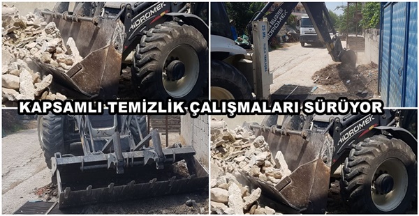 ŞEHİR GENELİNDE KAPSAMLI TEMİZLİK ÇALIŞMALARI SÜRÜYOR