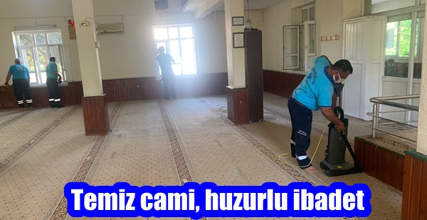 Temiz cami, huzurlu ibadet