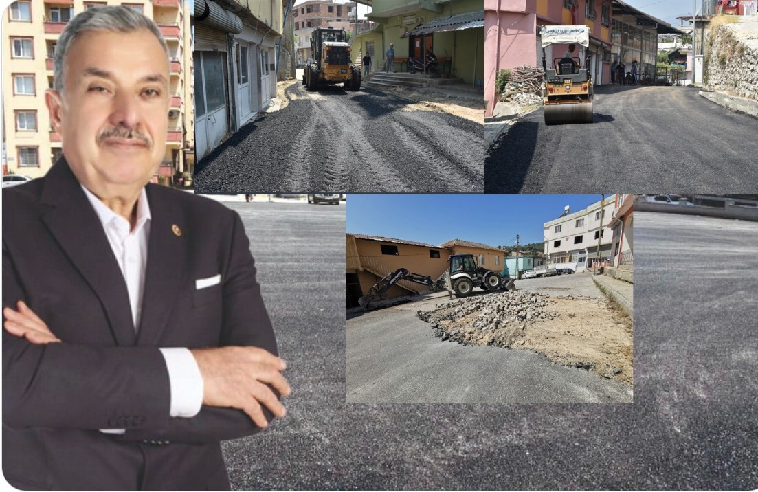 ANTAKYA BELEDİYESİ ÇALIŞIYOR, YOLLAR GÜZELLEŞİYOR