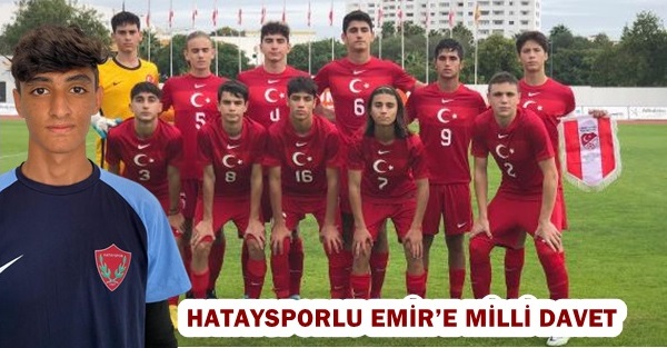 Hataysporlu Emir’e milli davet