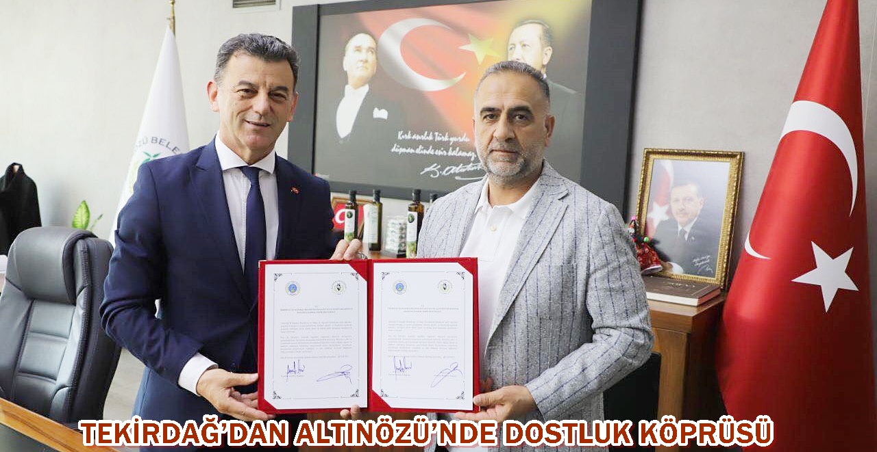 Tekirdağ’dan Altınözü’nde dostluk köprüsü