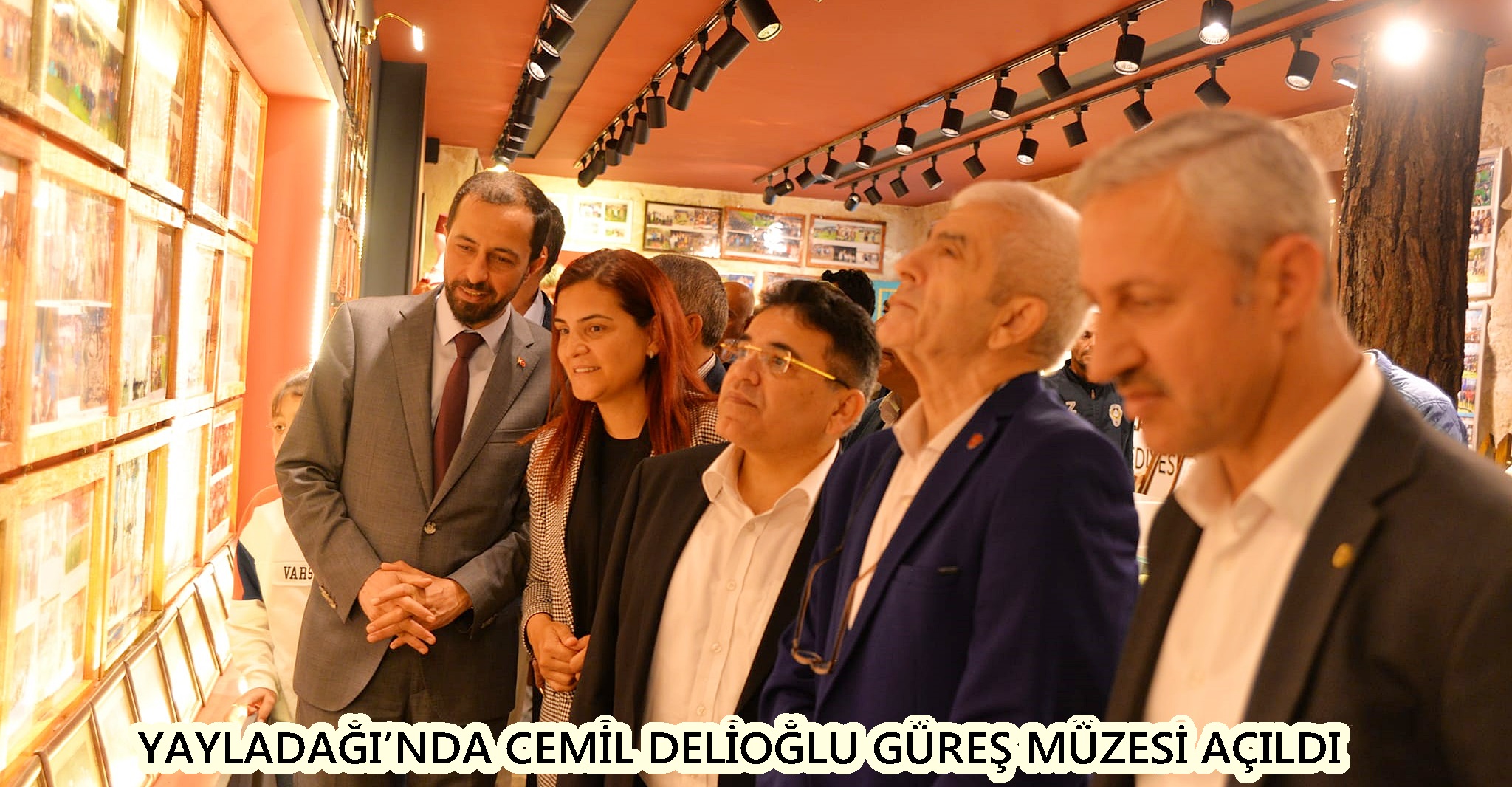 Yayladağı’nda Cemil Delioğlu Güreş Müzesi açıldı
