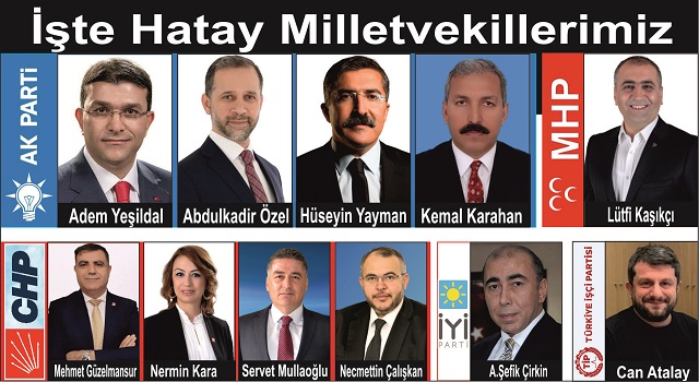 Hatay’da partilerin milletvekili dağılımı belli oldu