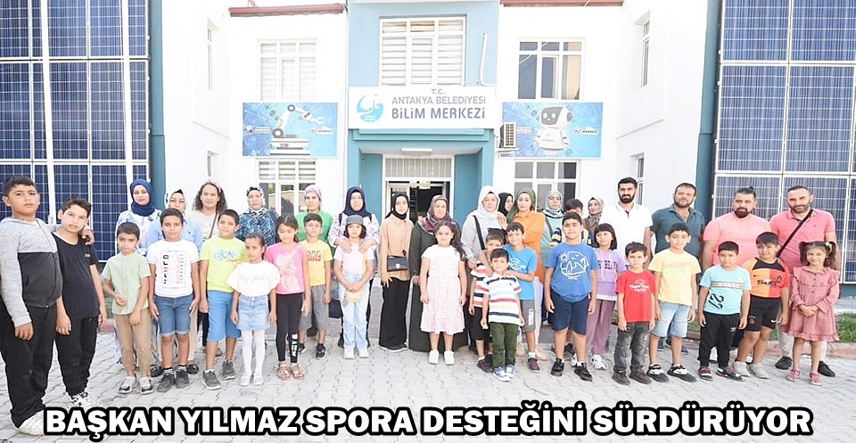 BAŞKAN YILMAZ SPORA DESTEĞİNİ SÜRDÜRÜYOR