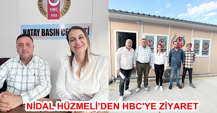 NİDAL HÜZMELİ’DEN HBC’YE ZİYARET