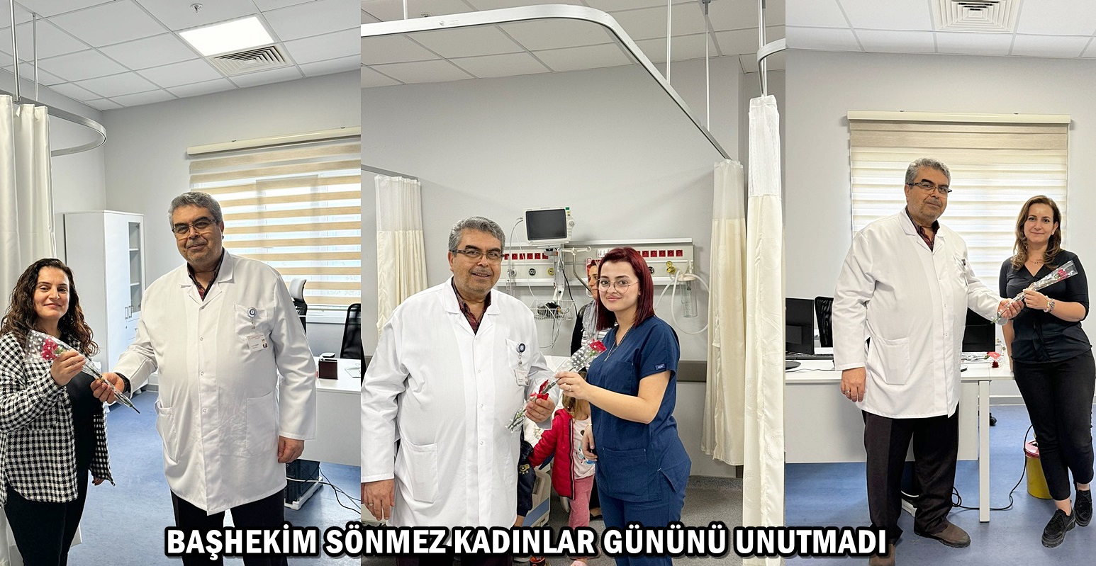 BAŞHEKİM SÖNMEZ KADINLAR GÜNÜNÜ UNUTMADI