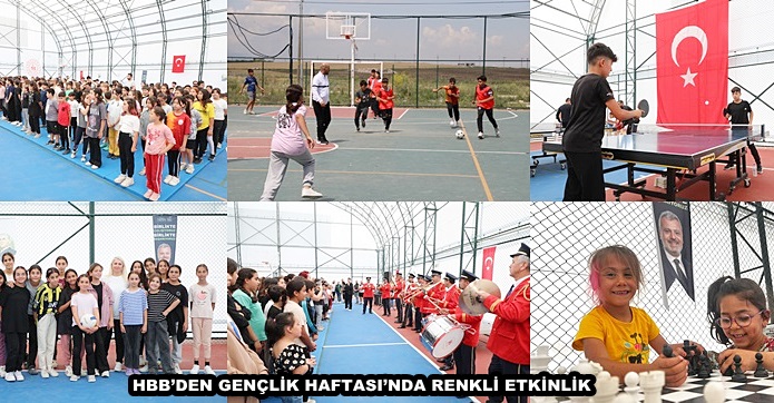 HBB’DEN GENÇLİK HAFTASI’NDA RENKLİ ETKİNLİK