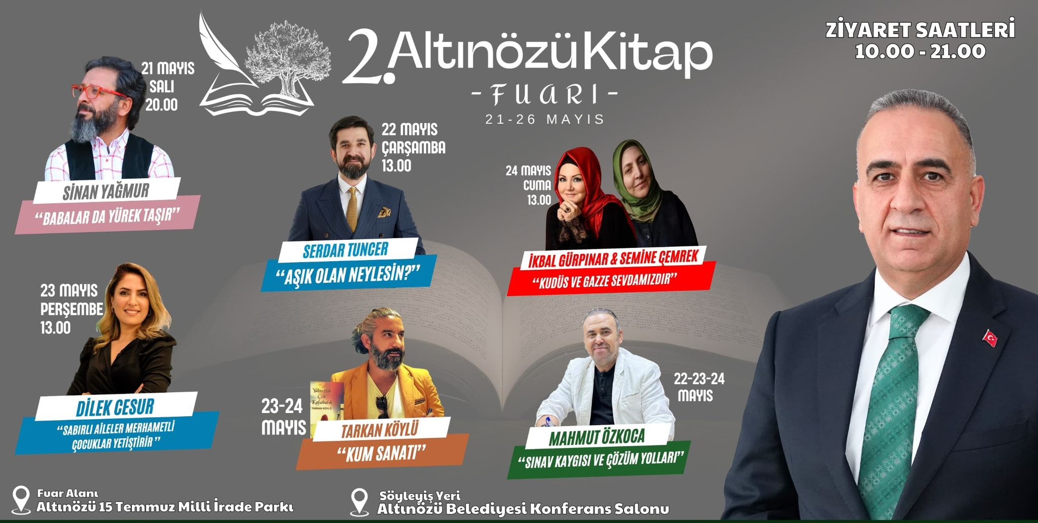 ALTINÖZÜ 2. KİTAP FUARI KAPILARINI AÇIYOR