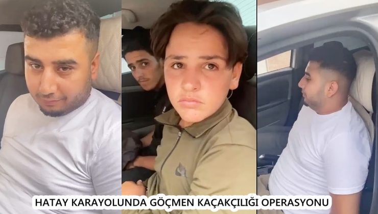 HATAY KARAYOLUNDA GÖÇMEN KAÇAKÇILIĞI OPERASYONU