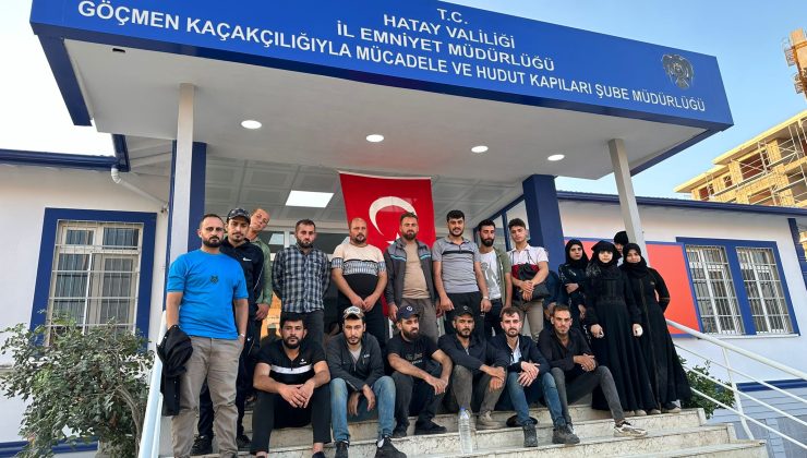 HATAY’DA 28 KAÇAK GÖÇMEN YAKALANDI