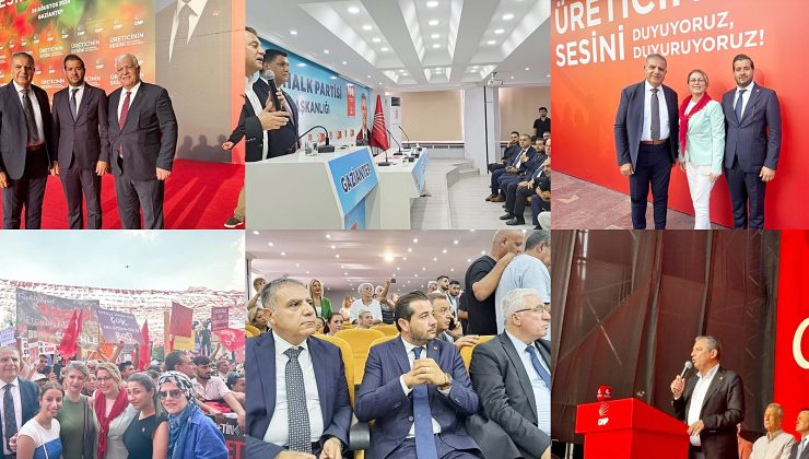 CHP HATAY GAZİANTEP’TE FISTIK MİTİNGİNE KATILDI