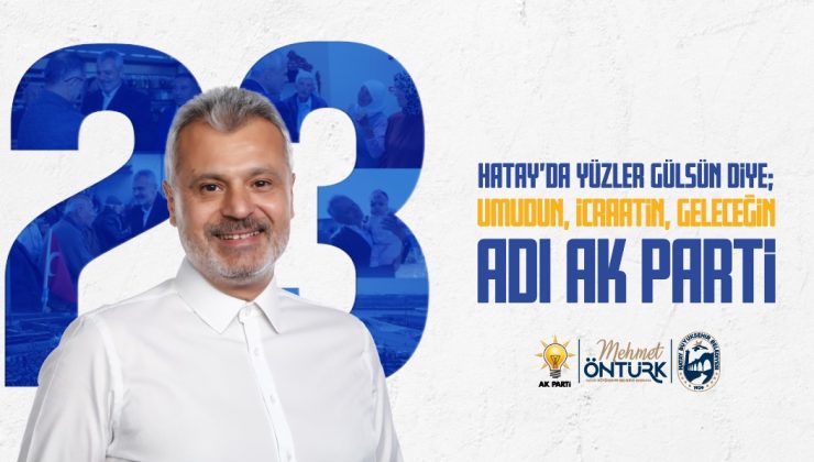 BAŞKAN ÖNTÜRK AK PARTİ’NİN 23. YIL DÖNÜMÜNÜ KUTLADI