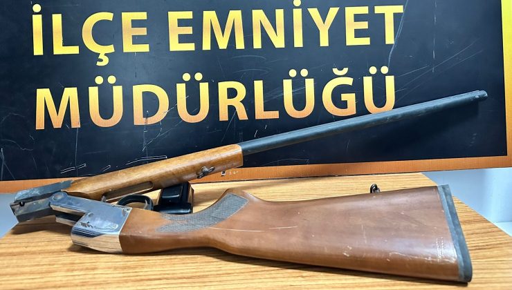 Hatay’da denetimlerde 2 silah ele geçirildi  