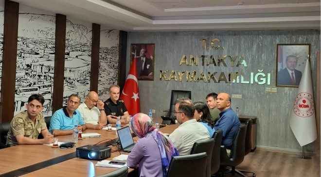 ANTAKYA’DA EĞİTİMDE GÜVENLİK TOPLANTISI YAPILDI