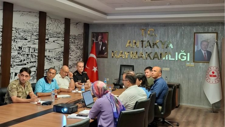 ANTAKYA’DA EĞİTİMDE GÜVENLİK TOPLANTISI YAPILDI