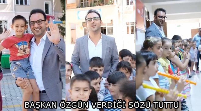 BAŞKAN ÖZGÜN VERDİĞİ SÖZÜ TUTTU