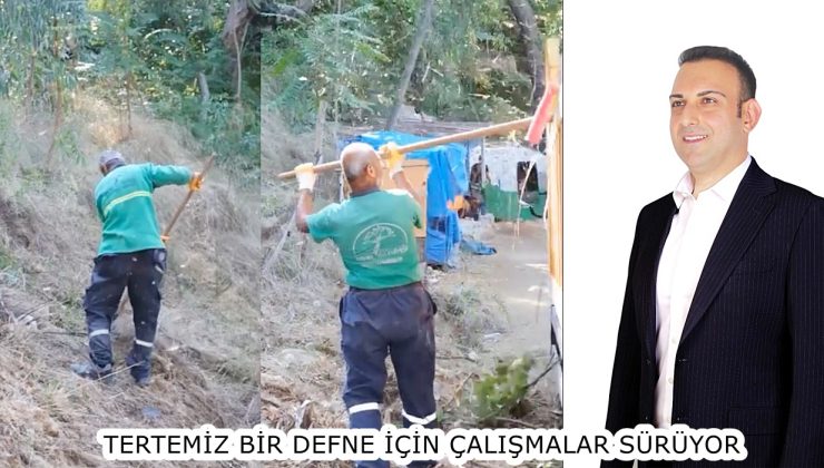 TERTEMİZ BİR DEFNE İÇİN ÇALIŞMALAR SÜRÜYOR