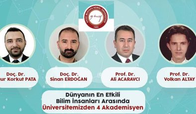 MKÜ’LÜ AKADEMİSYENLER DÜNYADA SES GETİRDİ