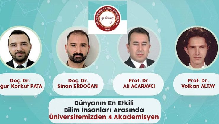 MKÜ’LÜ AKADEMİSYENLER DÜNYADA SES GETİRDİ