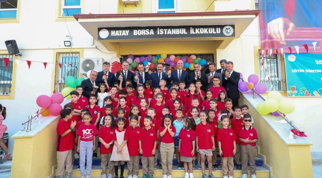 Hatay’da yılın ilk ders zili çalındı, 21 bin öğrenci dersbaşı yaptı