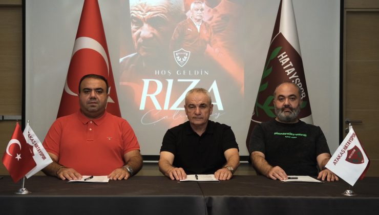 RIZA ÇALIMBAY HATAYSPOR’DA