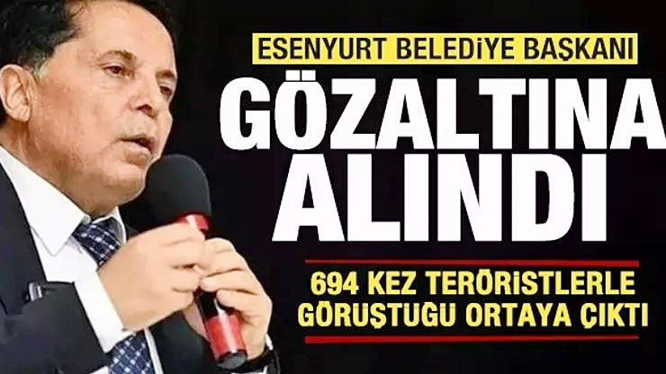 CHP’Lİ BAŞKANA TERÖR GÖZALTISI