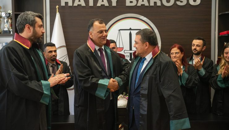 HATAY BAROSU YÖNETİMİ GÖREVE BAŞLADI