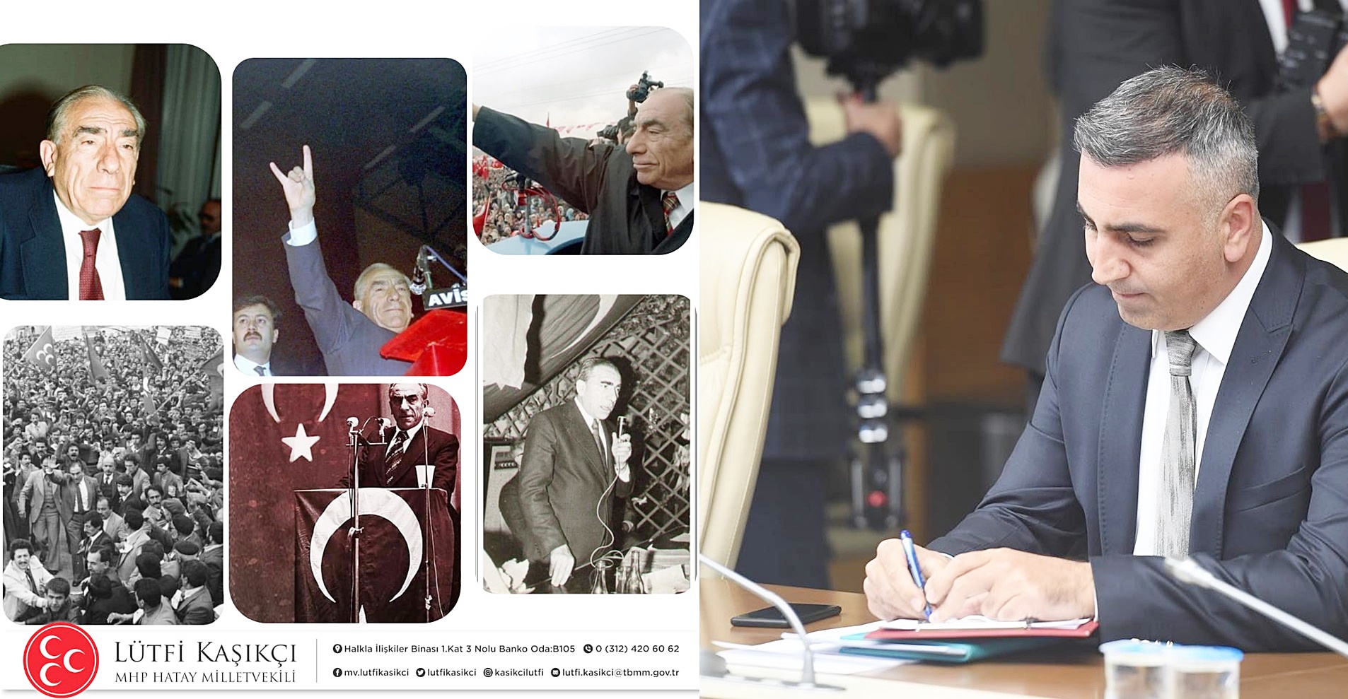 MİLLETVEKİLİ KAŞIKÇI BAŞBUĞ TÜRKEŞ’İ ANDI Milliyetçi Hareket Partisi (MHP) Hatay Milletvekili Dr. Lütfi Kaşıkçı, MHP’nin