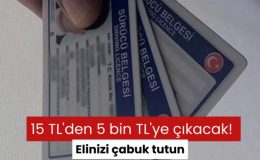 İÇİŞLERİ BAKANLIĞI’NDAN ESKİ TİP EHLİYET UYARISI